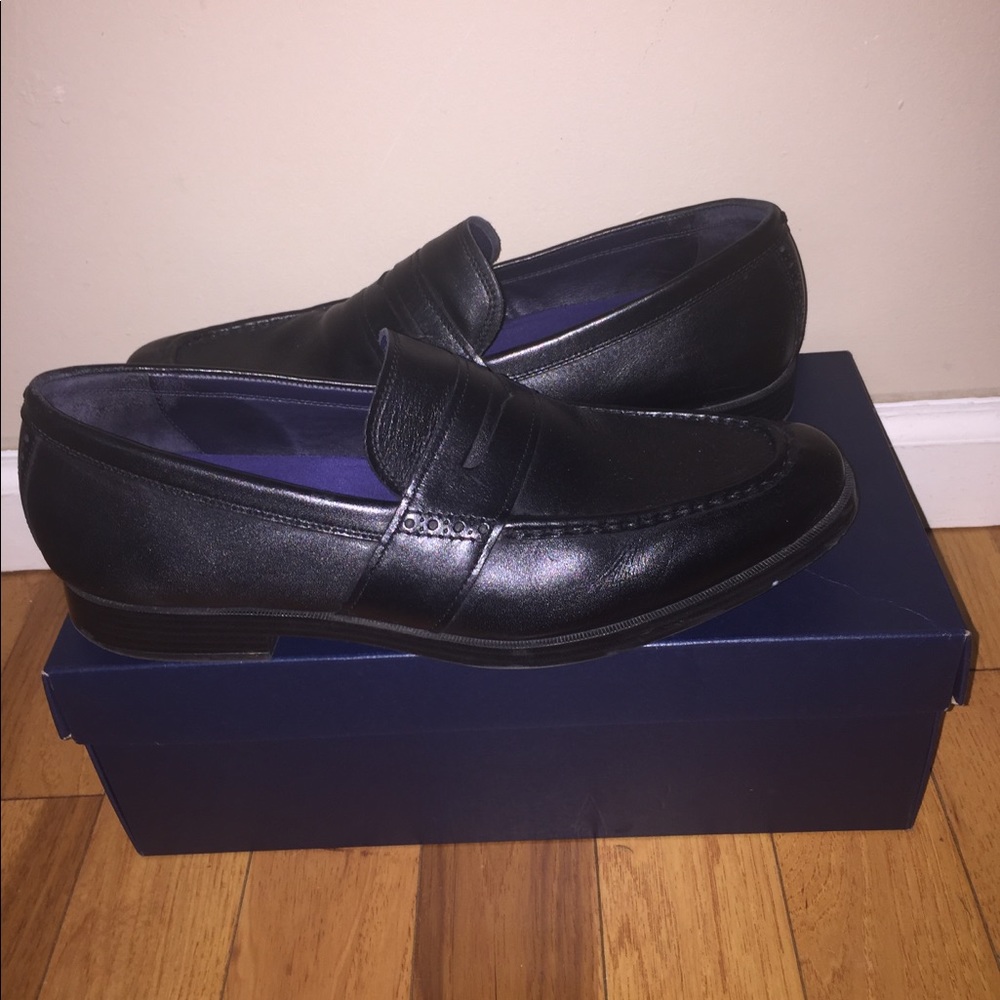 Cole Haan Black Leather Loafers
